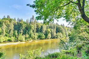 Riverfront Woodland Cabin: Wooded & Forested Views