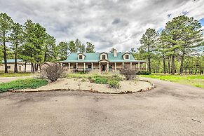 Spacious Ruidoso Retreat on 6 Gated Acres!