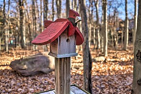 Modern Poconos Gem w/ Fire Pit, Deck & Pool Access