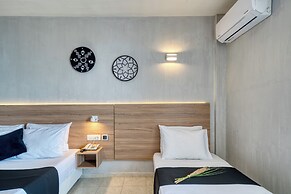 Black and White Boho Resort