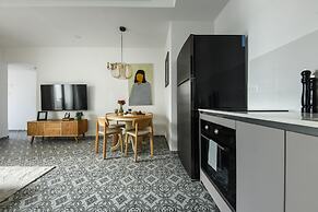 Stylish 2BD Bauhaus Apt w Balcony