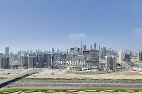 Manzil - Cozy 1BR in Paramount w Burj Khalifa View