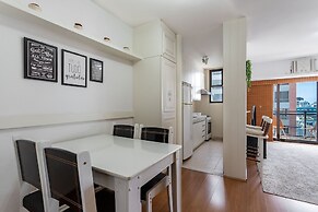 (1008) Apartamento com 1 Quarto e Vista para o Cristo
