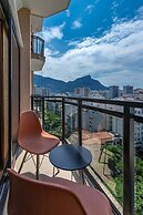 (1008) Apartamento com 1 Quarto e Vista para o Cristo