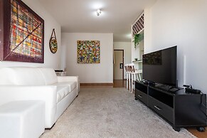 (1008) Apartamento com 1 Quarto e Vista para o Cristo