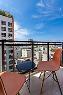 (1008) Apartamento com 1 Quarto e Vista para o Cristo