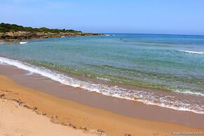 Seaview Flat in an Olive Grove by the Sandy Beach