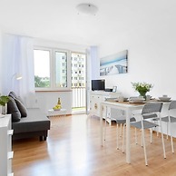 Elite Apartments Ivory Balkon Widok na Ziele Przy PLA Y