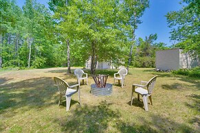 Wooded Danbury Cabin w/ Grill + Fire Pit!