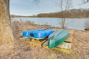 Lakefront Hartland Cottage w/ Patio & Fire Pits!