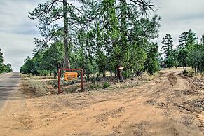 Fire Pit, Fenced Yard: Overgaard Cabin Near Hiking