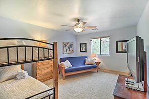 Fire Pit, Fenced Yard: Overgaard Cabin Near Hiking