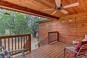 Fire Pit, Fenced Yard: Overgaard Cabin Near Hiking