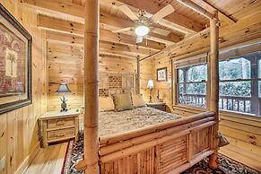 Walk to Golfing: Grand Maggie Valley Cabin!