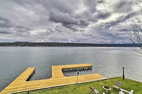 Charming Home on Keuka Lake w/ Dock & Fire Pit!
