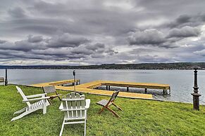 Charming Home on Keuka Lake w/ Dock & Fire Pit!