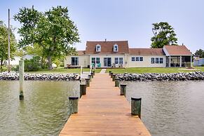 Waterfront Taylors Island Rental w/ Private Dock!