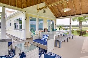 Bay Views & Fire Pit: Taylors Island Retreat