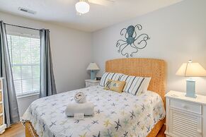 Charming Oak Island Home 1 Mi to Beach!