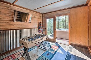 Hot Tub, Game Room: Spacious Angel Fire Retreat!
