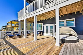 Deck & Ocean Views: Beachfront Home in Freeport