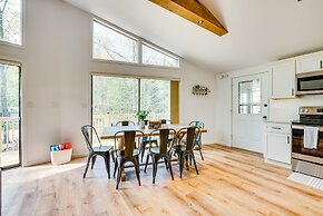 Deck & Community Perks: Bright Pocono Lake Home!