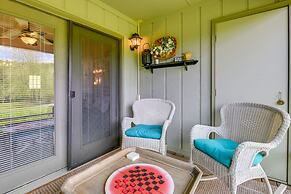 Bright Franklin Villa: Fireplace, Golf Course View