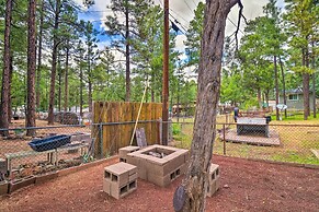 Show Low Cabin w/ Fire Pit: Near Hiking!