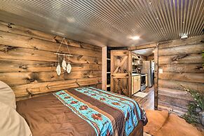 Rustic Dog-friendly Cabin w/ Deck & Fire Pit!
