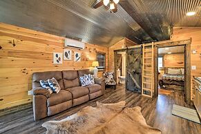 Rustic Dog-friendly Cabin w/ Deck & Fire Pit!