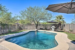 Sunny Phoenix Home w/ Pool + Backyard Oasis!