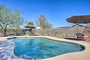 Sunny Phoenix Home w/ Pool + Backyard Oasis!