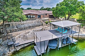 Luxury Granbury Home w/ Private Boat Dock!