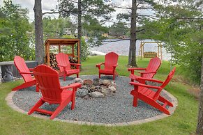 Lakefront Cabin w/ Private Dock & Fire Pit!