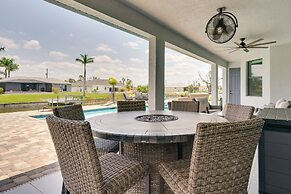 Chic Cape Coral Home w/ Pool & Gulf Access Canal!
