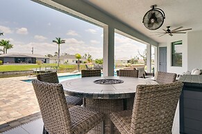 Chic Cape Coral Home w/ Pool & Gulf Access Canal!