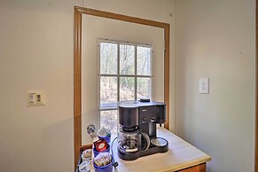 Deck + 2 Fire Pits: Riverfront Spruce Pine Rental!