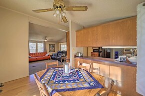 Deck + 2 Fire Pits: Riverfront Spruce Pine Rental!