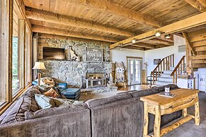 Peaceful Cabin w/ Mtn + River Views, Fire Pit