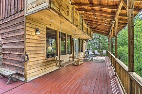 Peaceful Cabin w/ Mtn + River Views, Fire Pit