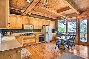 Peaceful Cabin w/ Mtn + River Views, Fire Pit