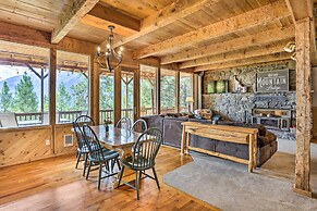 Peaceful Cabin w/ Mtn + River Views, Fire Pit