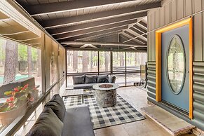Furnished Patio & Fire Pit: Pinetop Cabin!