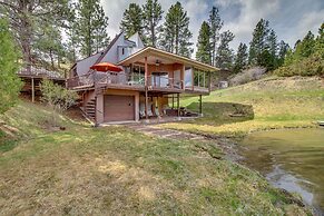 Secluded Holter Lake Vacation Rental w/ Deck!