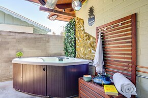 2 Mi to Asu: Studio w/ Private Hot Tub in Tempe