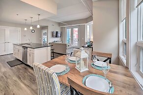 Luxe Manistee Condo w/ Balcony & River Views!