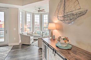 Luxe Manistee Condo w/ Balcony & River Views!