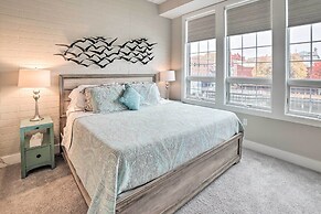 Luxe Manistee Condo w/ Balcony & River Views!