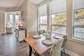 Luxe Manistee Condo w/ Balcony & River Views!