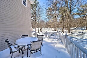 Large Deck & Pool Access: Albrightsville Home